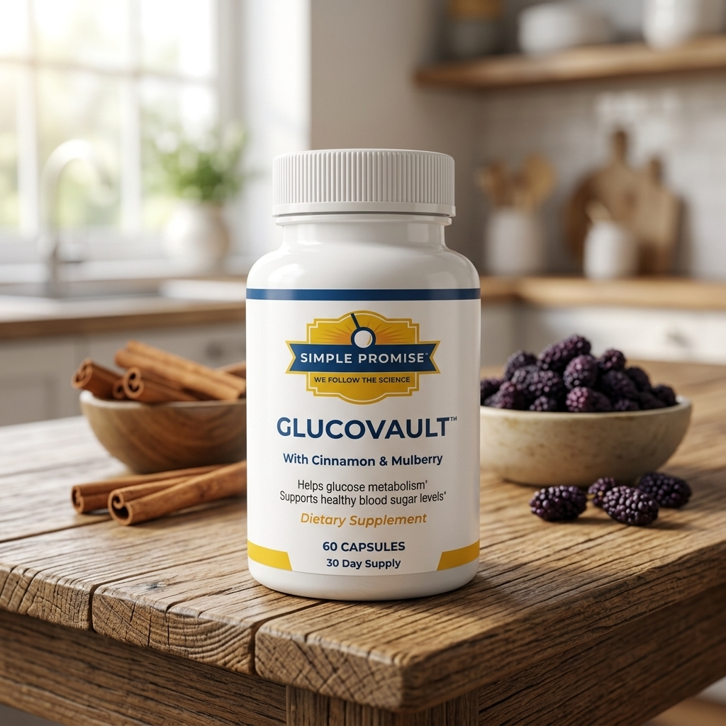 GlucoVault single bottle product image