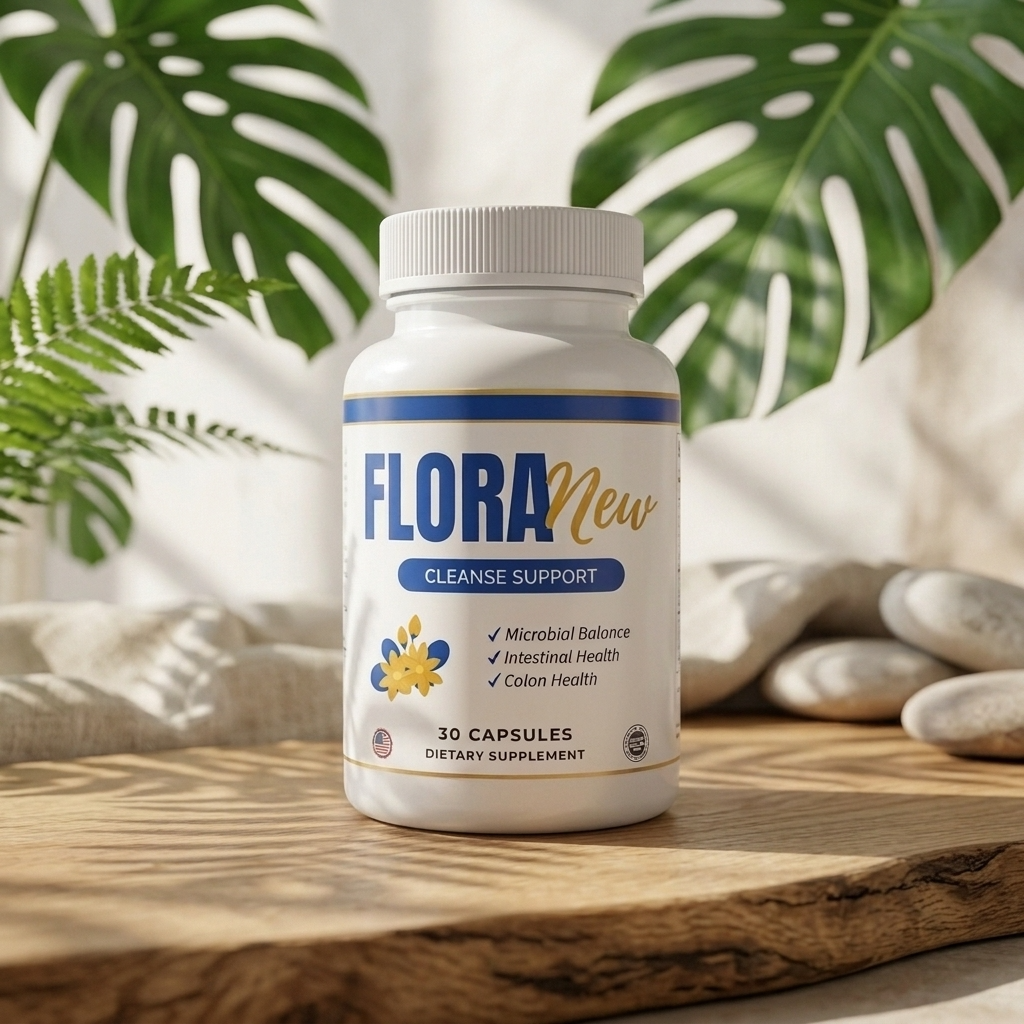 FloraNew gut support capsules single bottle