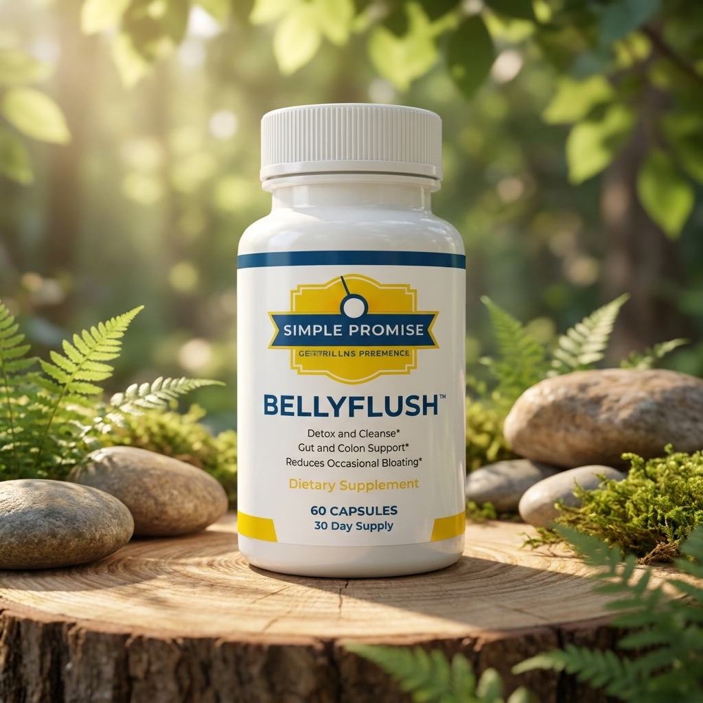 BellyFlush digestive supplement, single bottle